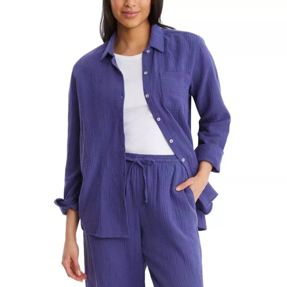 Jessica Simpson Women's Gauze Button Front Shirt Variety Color Sz: S